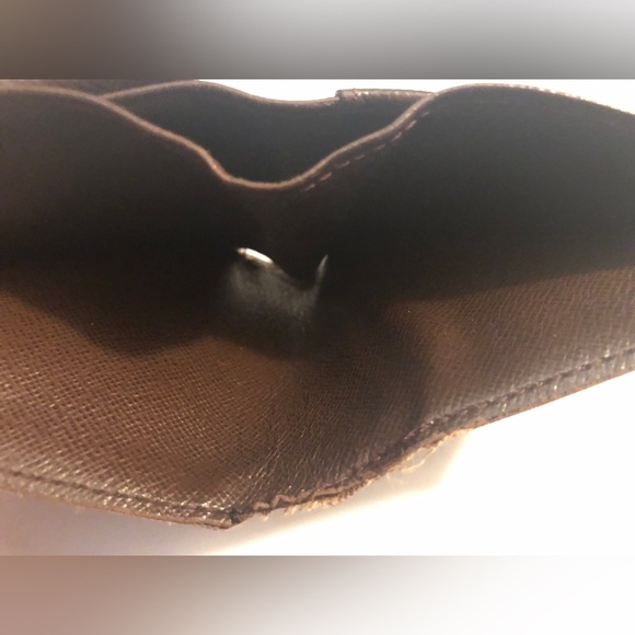 Louis Vuitton Authentic Damier Ebene Bifold Men’s Wallet Made In Spain - Picture 5 of 8